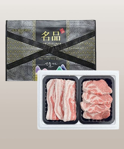 [폴비락] 1등급이상 한돈 선물세트 6호(삼목/총800g)